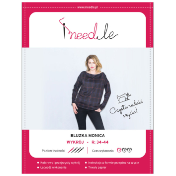 Wykrój bluzka Monica I Needle 