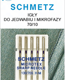 Igły Schmetz do jedwabiu i mikrofazy - 5 szt.