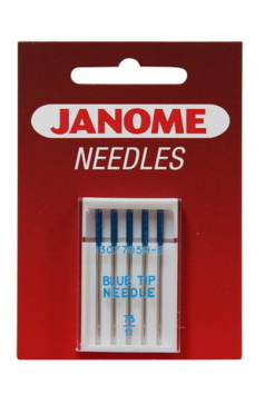 Igły Janome BLUE TIP do tkanin ( do szycia i haftowania materiałów syntetycznych) - Janome 200346007B