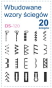 Wzory ściegów maszyny do szycia Brtoher DS120