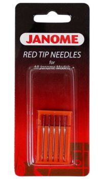 Igły Janome RED TIP do tkanin ( do szycia i haftowania grubszych materiałów) - Janome 990314109