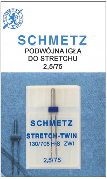 Igła Schmetz podwójna do stretchu