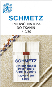 Igła podwójna do tkanin Schmetz 130/705H-ZWI
